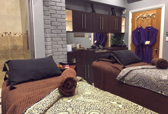 spa treatment room for two