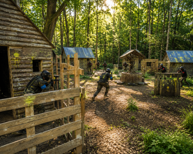 Village Paintball Game