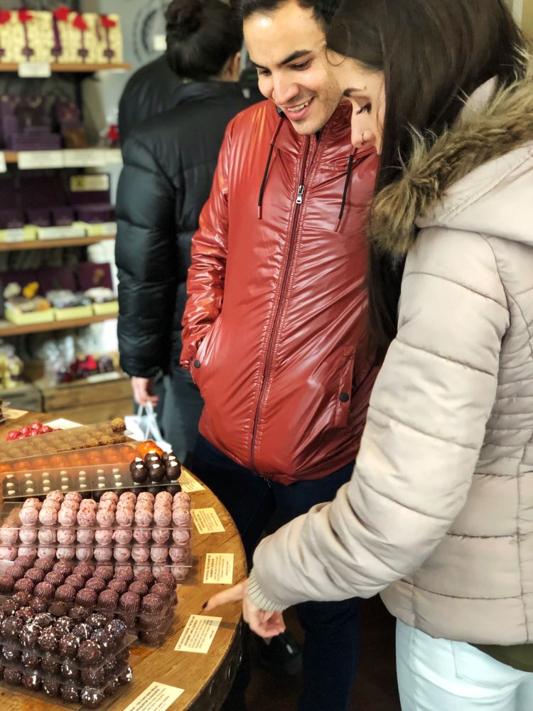 Guests and Chocolate Truffles Chocolate Ecstasy Tours 2