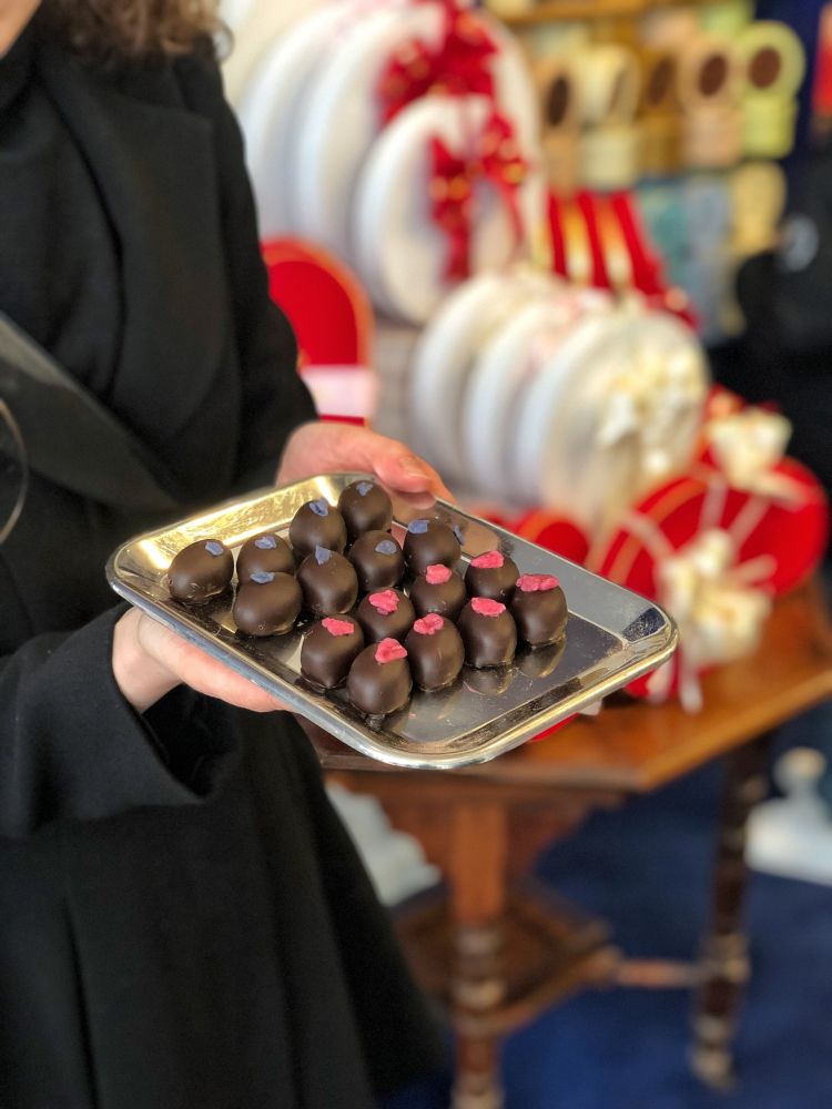 Rose and Violet Creams at Charbonnel et Walker