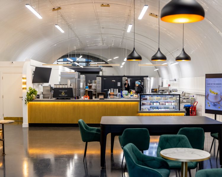 cafe kitchen at arch 64 jack and beyond at battersea in london