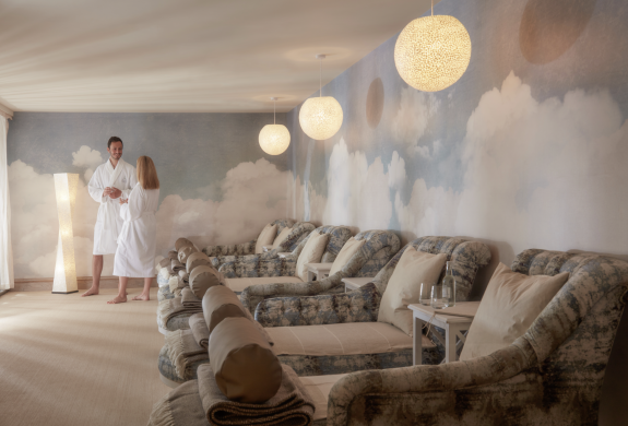 Swinton cloud themed spa room