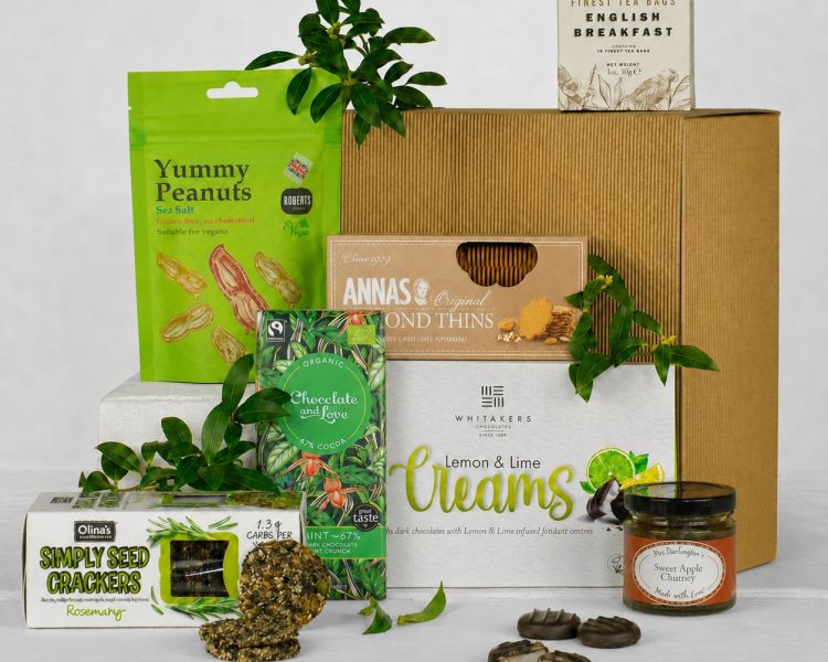 Vegan food gift hamper