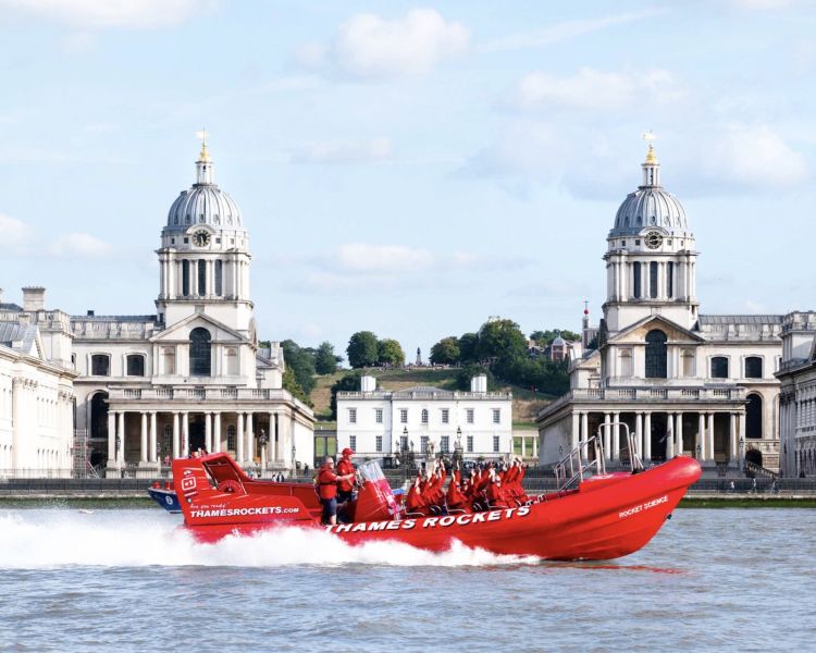 thames barrier explorer's 80 minute thames rockets speedboat experience