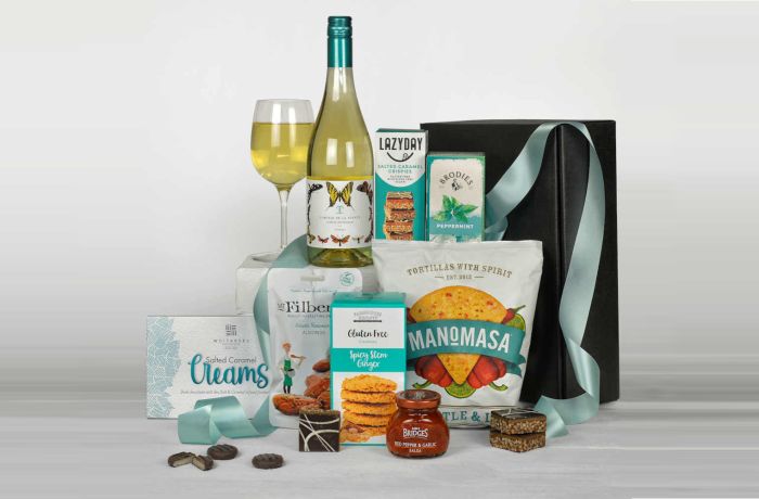 Gluten Free Box with wine