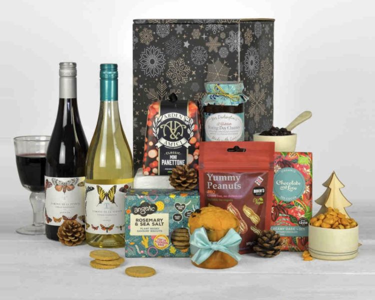 Sustainable luxury Xmas gift hamper