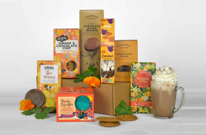 Sustainable chocolate gift hamper