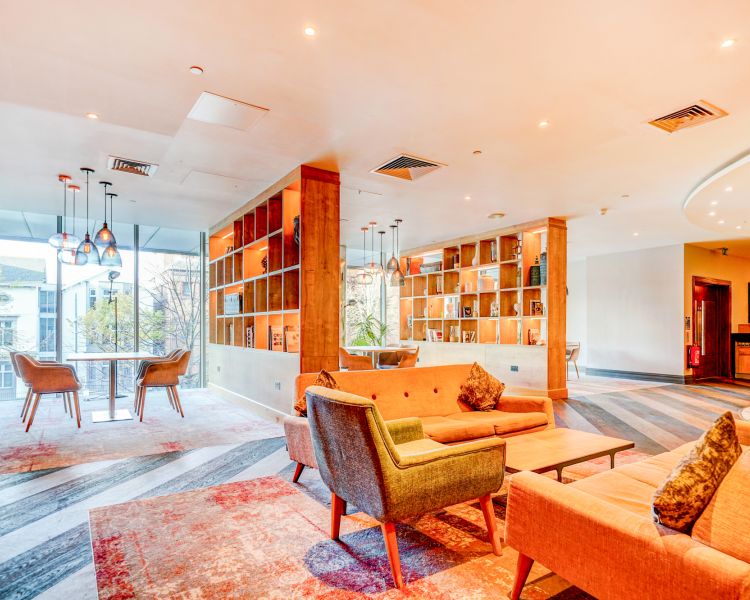 the restaurant area at holland house hotel in cardiff