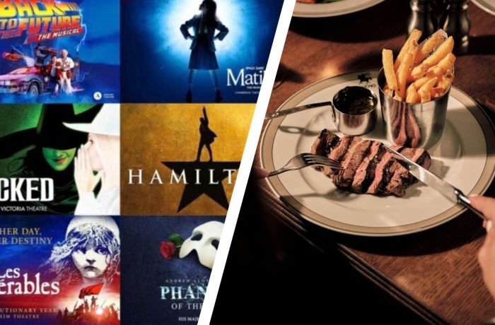 Choice of theatre show and steak meal at gaucho