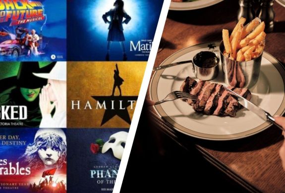 Choice of theatre show and steak meal at gaucho
