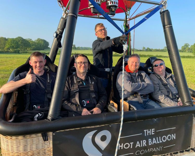vista seated balloon ride for four in the south west