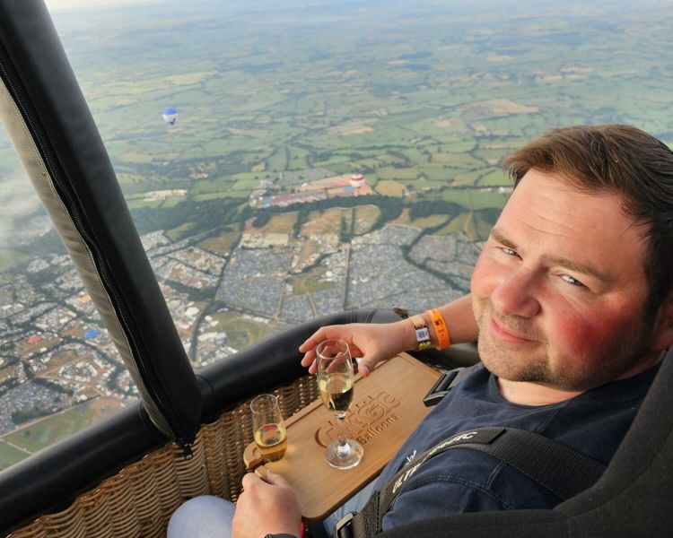 vista seated balloon ride for four in the south west