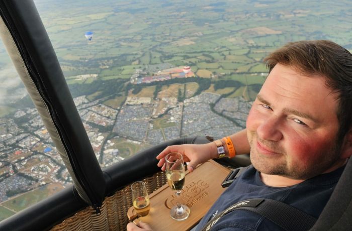 vista seated balloon ride for four in the south west