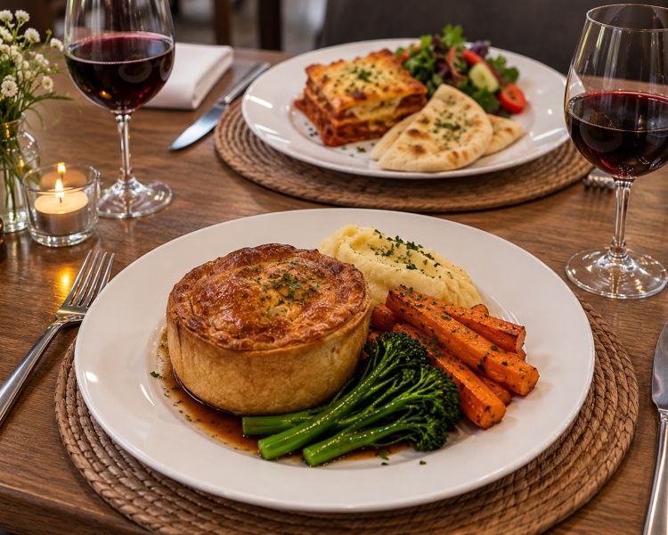Dinner at little silver country hotel