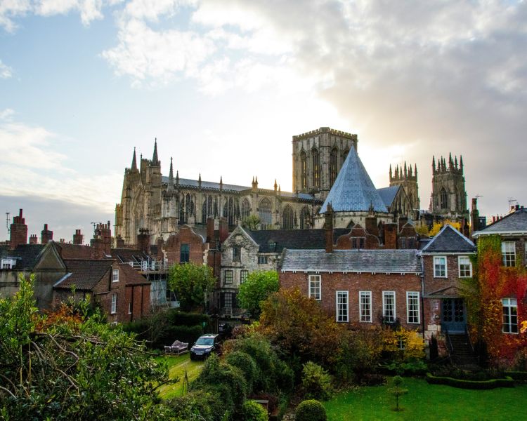 York with cathedral in background