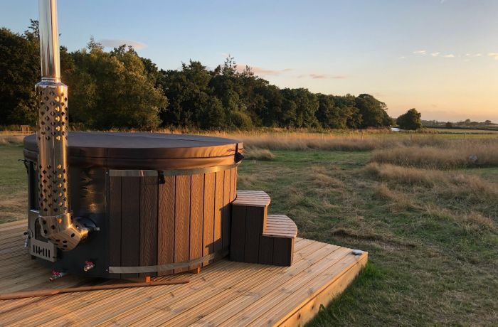 pretty surroundings at glamping unit