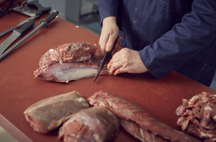 venison charcuterie course