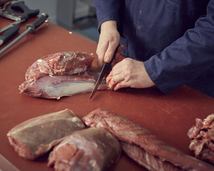 venison charcuterie course
