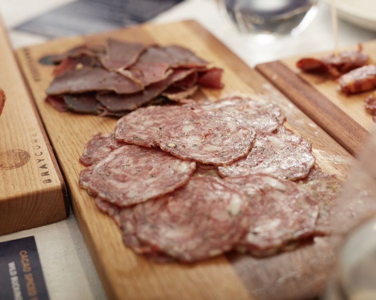 tasting lunch with charcuterie course