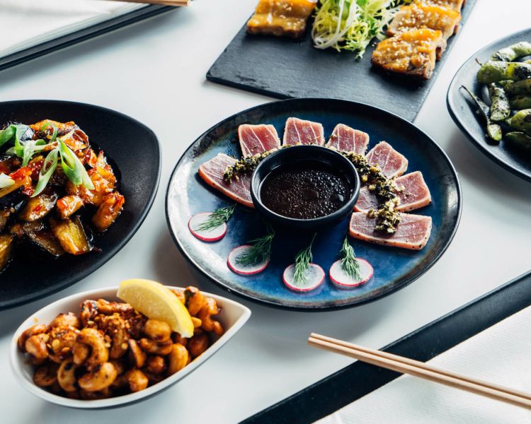 unlimited asian tapas and sushi