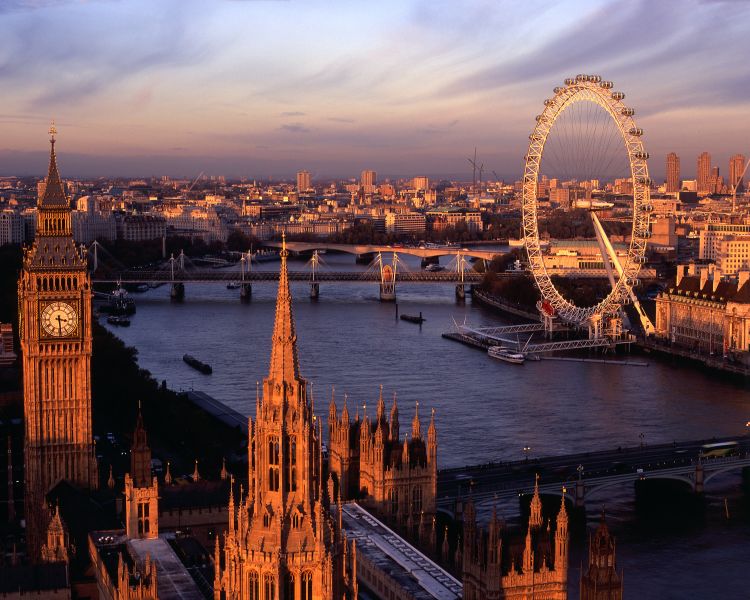 cityscape of london