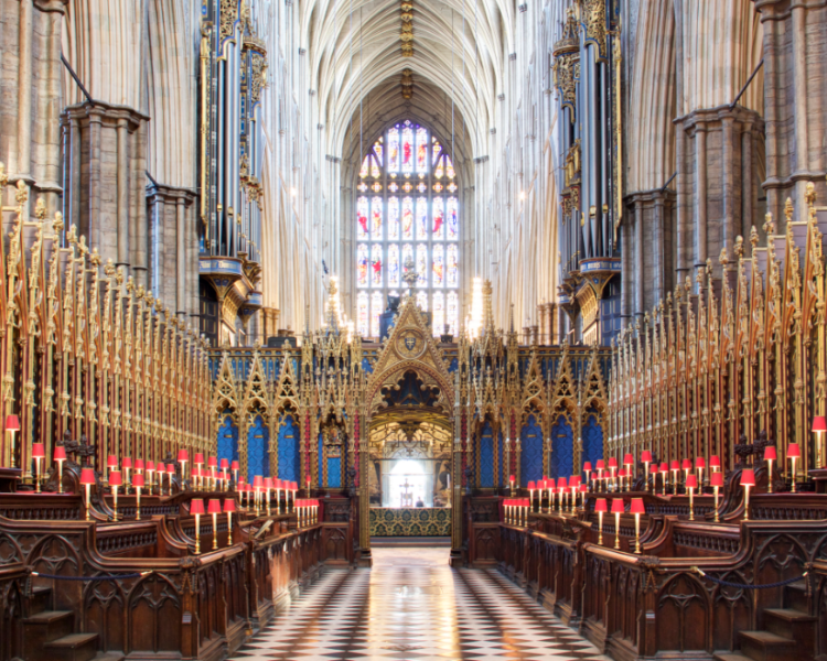 inside westminster abbey in london