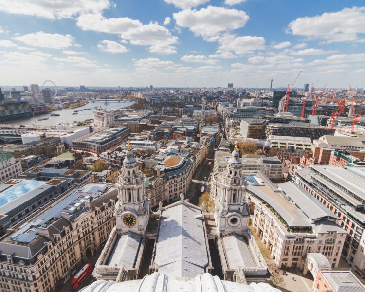 Golden Gallery views at St Pauls Cathedral