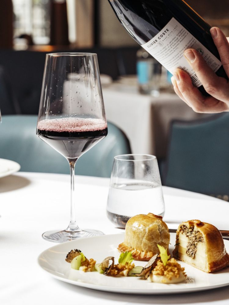 three course lunch in london with optional wine pairing at corrigan's mayfair