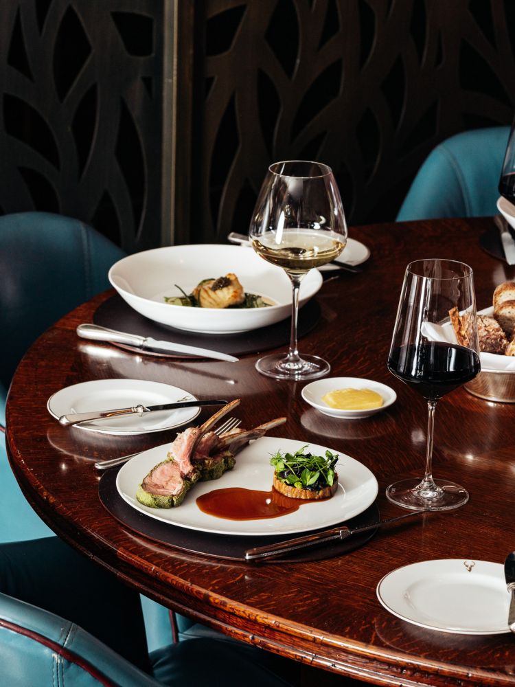 two course lunch with optional wine pairing at corrigan's mayfair