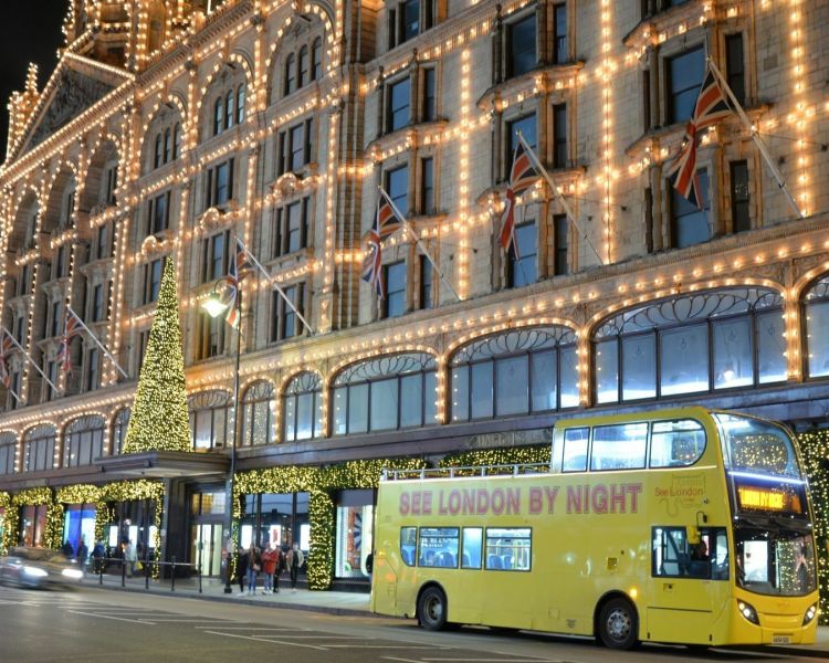 london bus tour by night