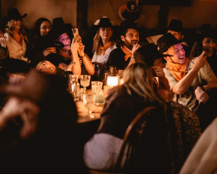 immersive cocktail experience at moonshine saloon