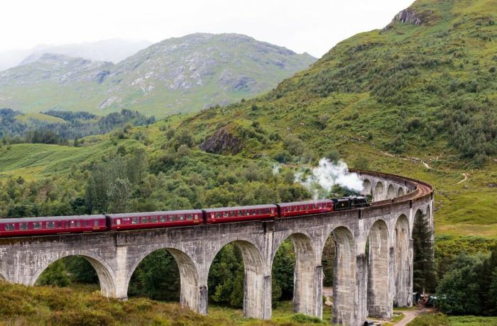 scottish highlands and jacobite steam train from edinburgh coach tour
