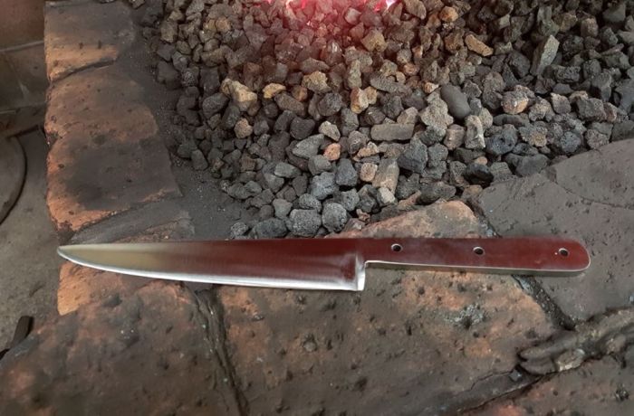 a knife made on a forge a knife experience