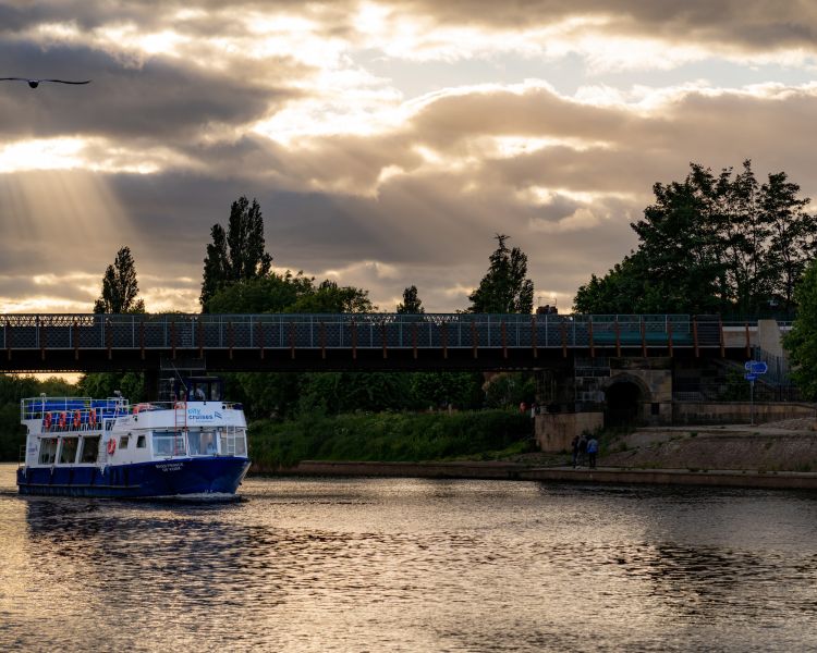 early evening york river cruise