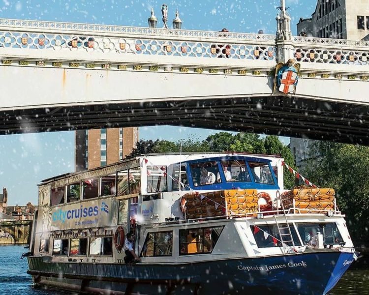 festive york river cruise