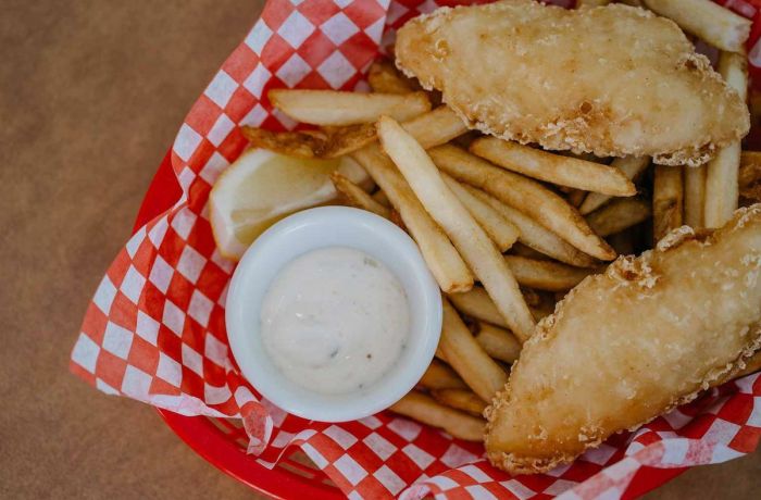 Poole fish and chips