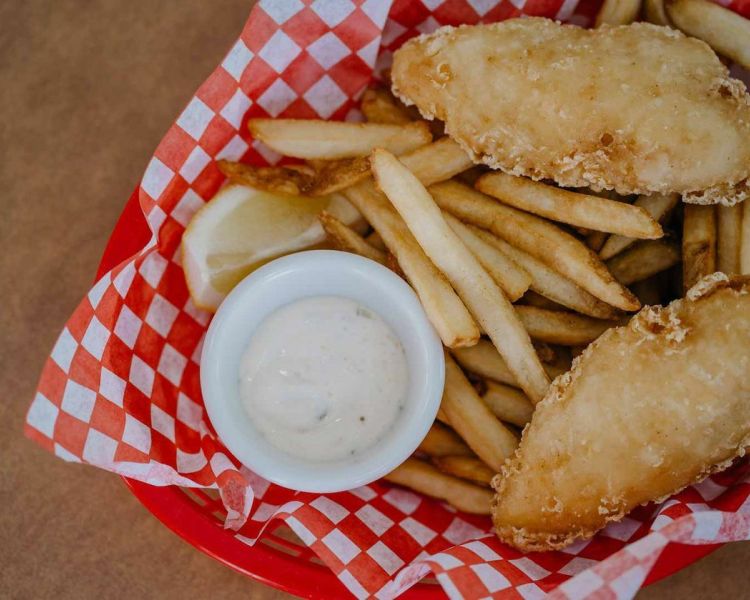 Poole fish and chips