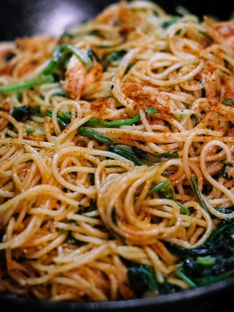 noodles made on cookery class experience