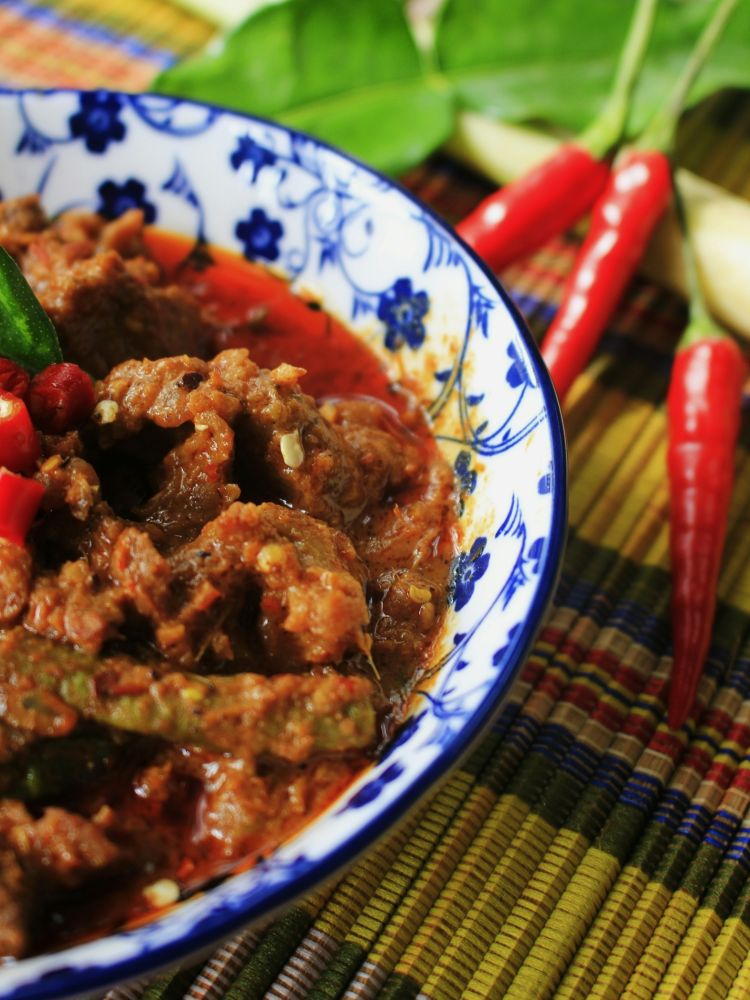 rendang made on cookery class experience