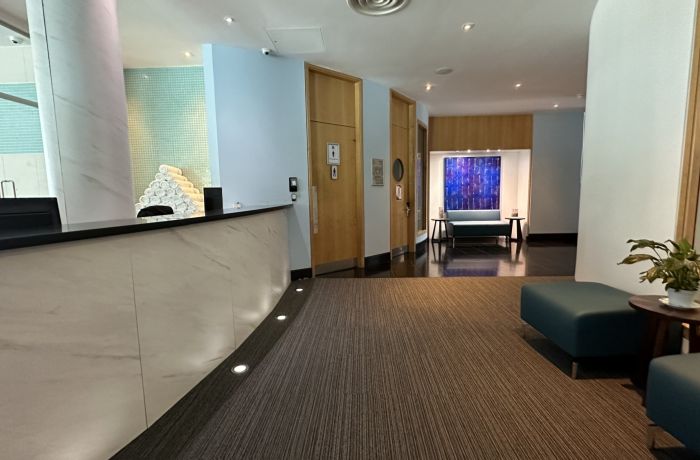spa facilities at the crowne plaza hotel