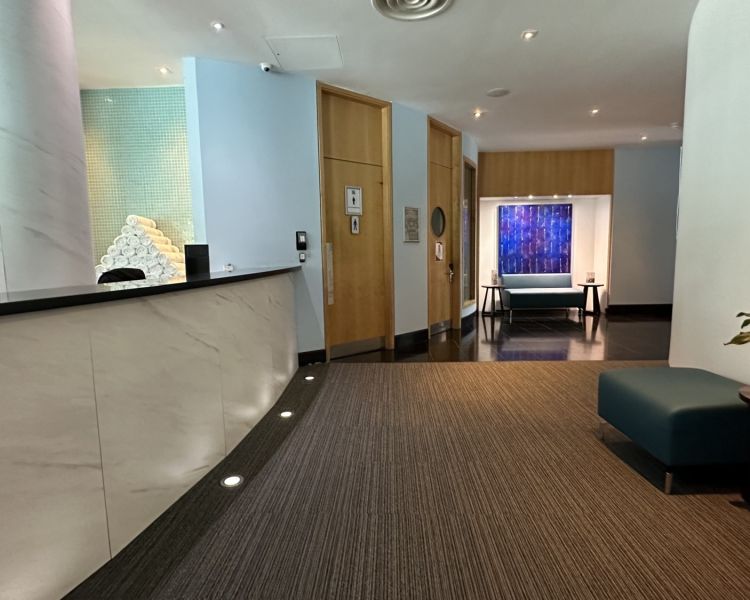 spa facilities at the crowne plaza hotel