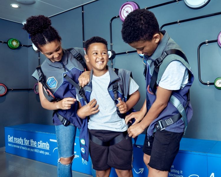 up at the o2 anytime climb experience