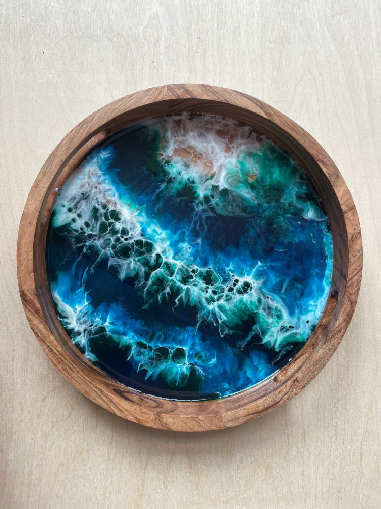 learn how to make a resin seascape