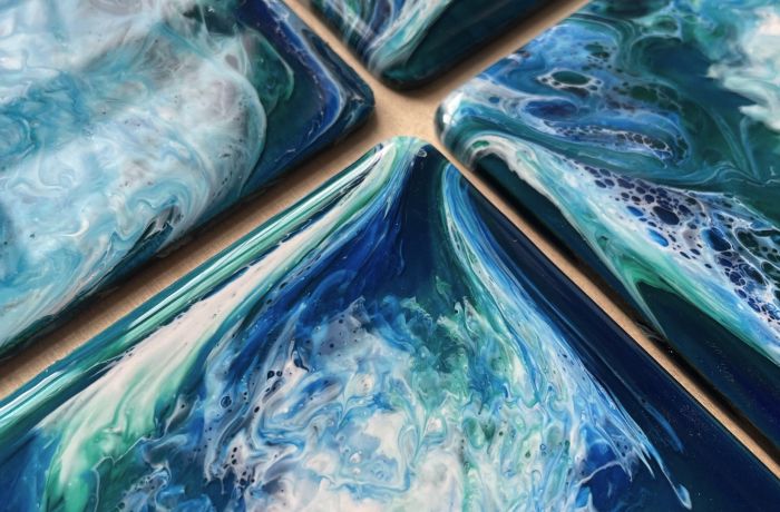 learn how to make a resin seascape