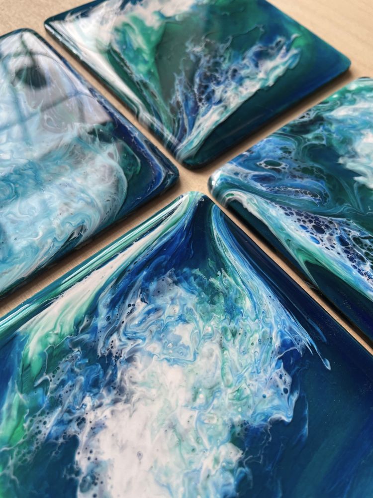 learn how to make a resin seascape