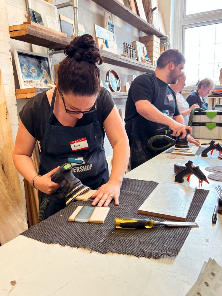 beginners epoxy resin workshop
