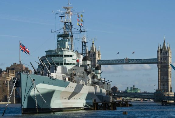 Hms belfast ship exterior