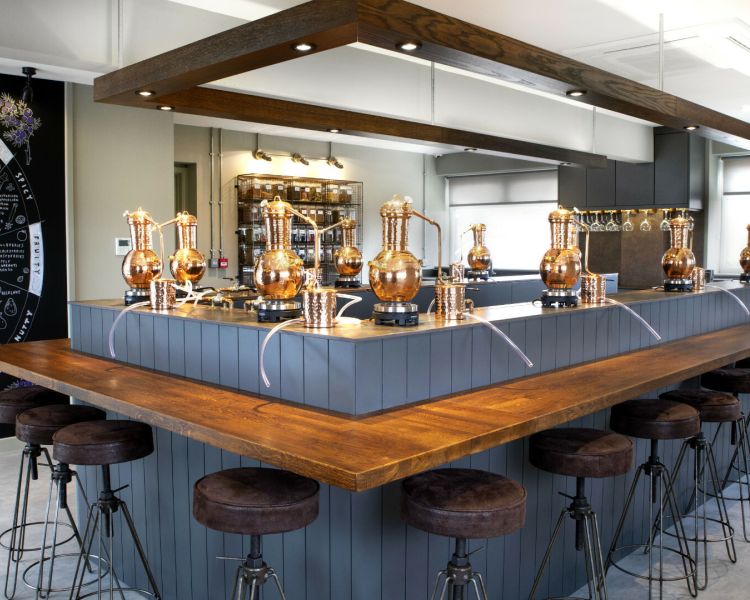 gin distillery tour at shakespeare distillery in stratford upon avon