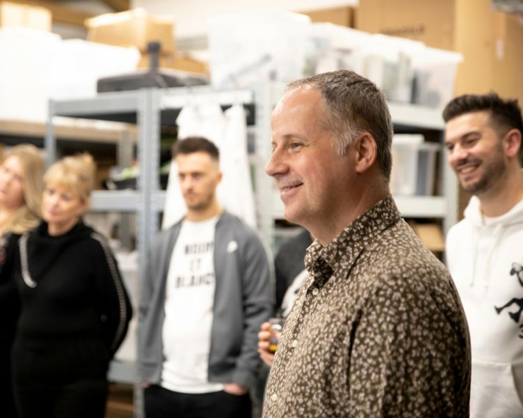 people on a gin distillery tour in stratford upon avon