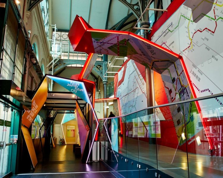 London transport museum interior
